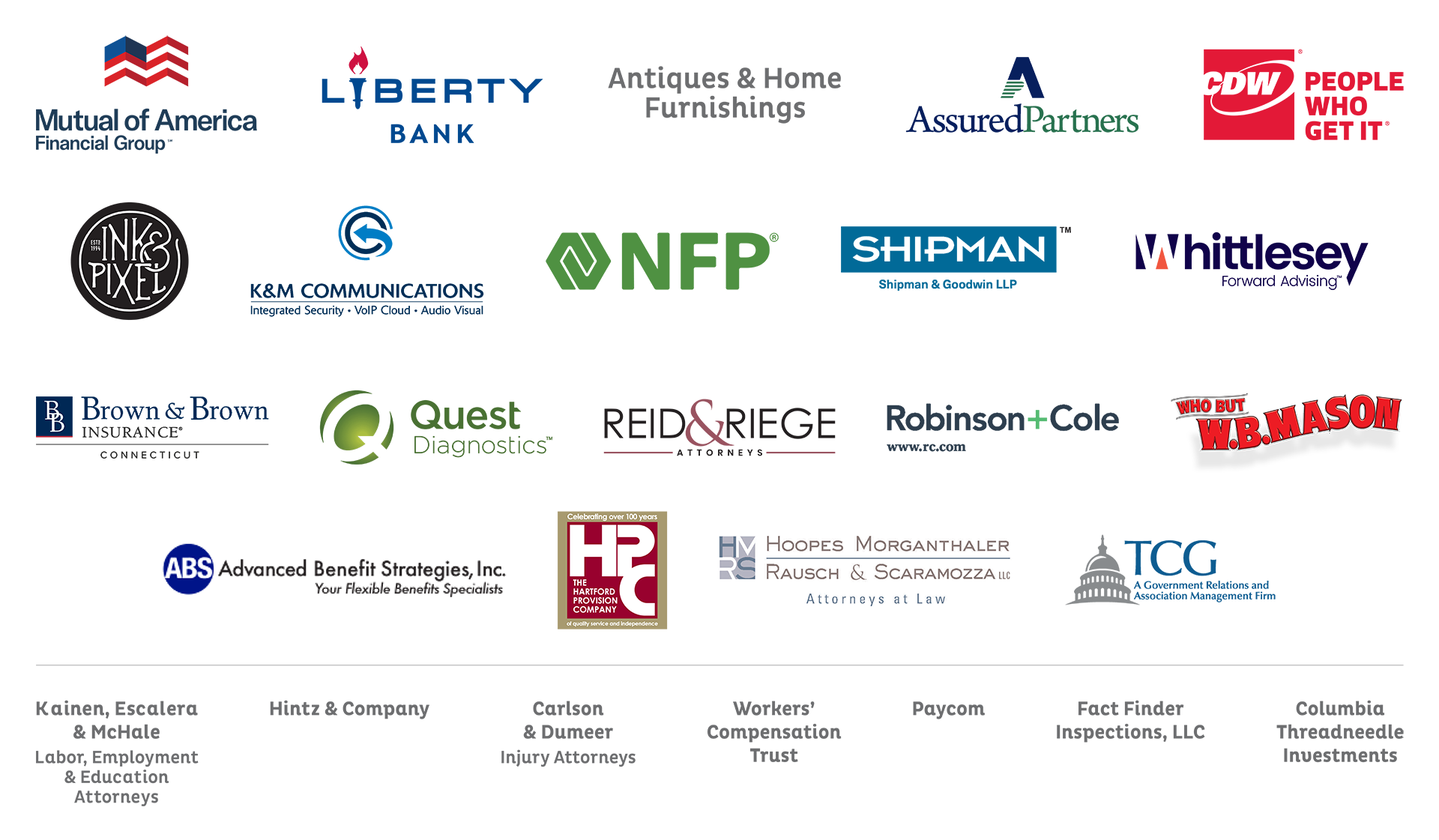 2022 Community Links Golf Tournament sponsors logos