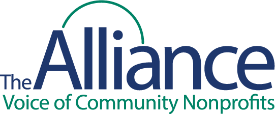 The Alliance voice of community nonprofits logo
